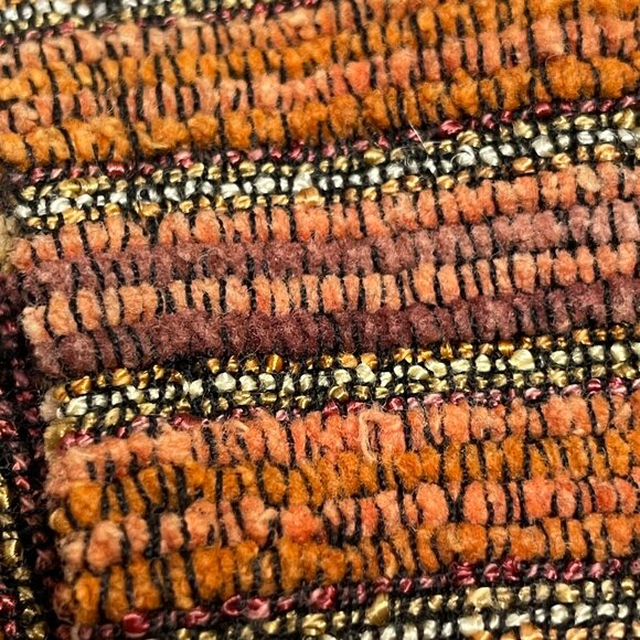 Vintage Tantrums Jacket Textured Stripe Button-Up Women Size Small Eclectic Boho - Picture 9 of 13